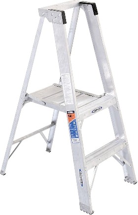 P370 4.0-ft ( 8.0-ft Reach Height ) Aluminum Type 1A - 300 lbs. Load Capacity Platform ladder