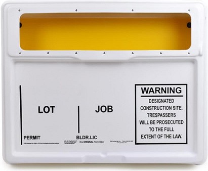 21-in Plastic Permit box