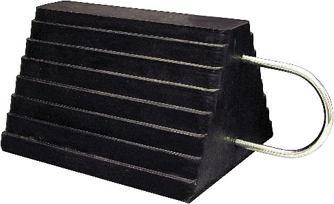 Heavy Duty Rubber Wheel Chock with Handle