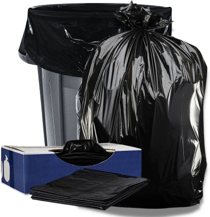 Contractor 42-Gallon Scent free Black Outdoor Plastic Construction Twist Tie Trash Bag 25 -Count