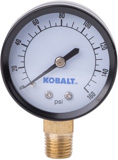 1/4-in Bottom Mount-Gauge