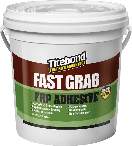 Fast Grab FRP Polymer-based Brown Paneling moulding Interior Construction Adhesive ( 128-fl oz Fluid Oz)