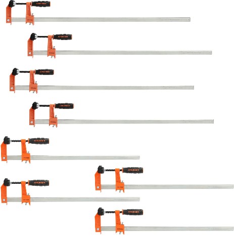 Jorgensen 8pk 1000lb Bar Clamp Set (4-36in, 4-24in)