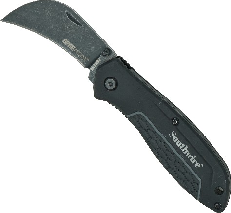 Hawk bill 1 -Blade Folding Retractable Utility Knife with On Tool Blade Storage