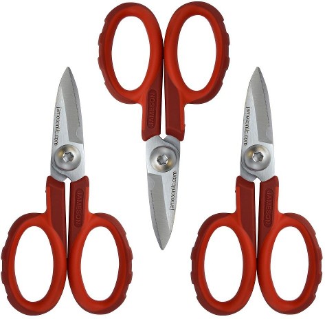 1.625-Inches Serrated Ergonomic Scissors