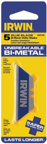 Bi-metal 3/4-in Utility Razor Blade(5-Pack)