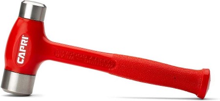 43 -oz Polyurethane Head Rubber Handle Ball peen hammer