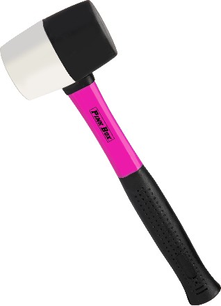 16 -oz Rubber Head Fiberglass Handle Rubber mallet