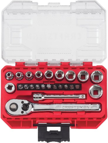 VERSASTACK 24 -Piece Standard (SAE) Mechanics Tool Set with Hard Case