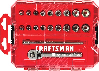VERSASTACK 20 -Piece Metric and standard (SAE) Mechanics Tool Set with Hard Case