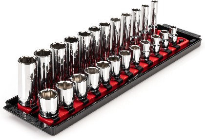 3/8-in Drive Metric Shallow/Deep Socket Set 24 -Pieces