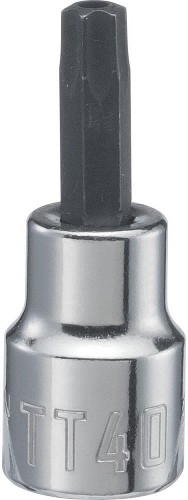 3/8-in Drive TT40 Tamper-proof Torx Bit Driver Socket