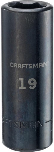 Metric 1/2-in Drive 19mm 6-point Impact Socket Individual