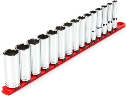 1/2-in Drive Metric Deep Socket Set 15 -Pieces