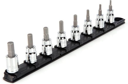 8 -Piece 3/8-in Drive Set Hex Bit Driver Socket Set