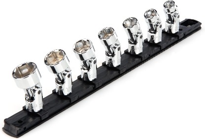 3/8-in Drive Standard (SAE) Universal joint Socket Set 7 -Pieces