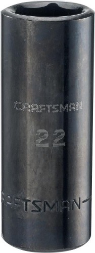 Metric 1/2-in Drive 22mm 6-point Impact Socket Individual