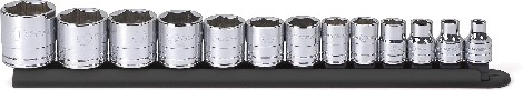 3/8-in Drive Standard (SAE) Shallow Socket Set 13 -Pieces
