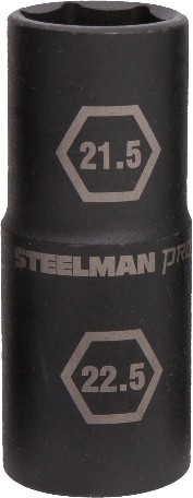 Metric 1/2-in Drive 21.5mm22.5mm 6-point Impact Socket Individual