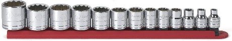 3/8-in Drive Standard (SAE) Shallow Socket Set 13 -Pieces