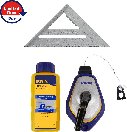 STRAIT-LINE 3:1 2 -Pack 100-ft Chalk Reel