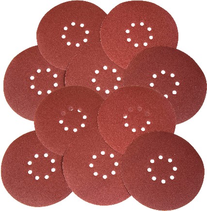 10 -Piece Aluminum oxide 400 -Grit Disc Sandpaper