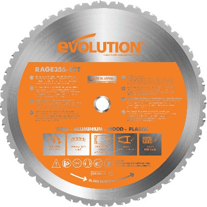 14-in 36 -Tooth Rough Finish Tungsten carbide-tipped steel Chop saw blade Individual