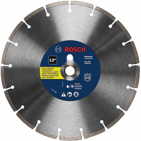 12-in Dry Segmented Rim Diamond Saw Blade