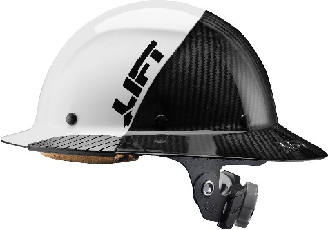 Full Brim Quick Adjusting Ratchet Type I White Hard Hat