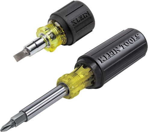 Multi-Bit Screwdriver / Nut Driver Set, Standard and Stubby, 2-Piece