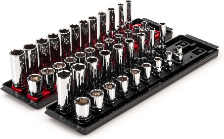 3/8-in Drive Metric and standard (SAE) Shallow/Deep Socket Set 42 -Pieces