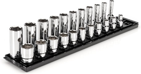 1/2-in Drive Standard (SAE) Shallow/Deep Socket Set 22 -Pieces