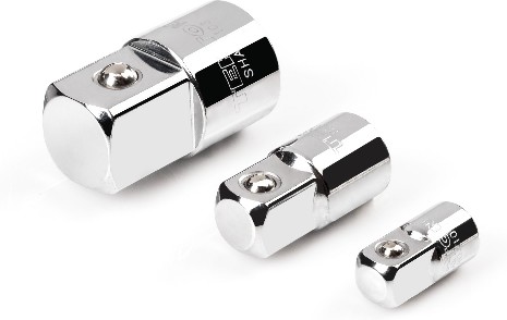 3 -Piece 1/4-in 3/8-in 1/2-in to 3/8-in 1/2-in Socket adapter/reducer set