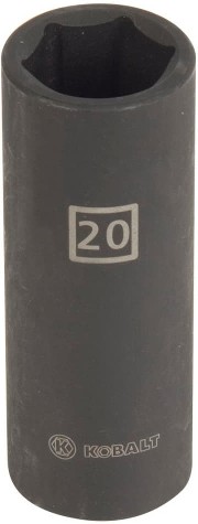 Metric 1/2-in Drive 20mm 6-point Impact Socket Individual