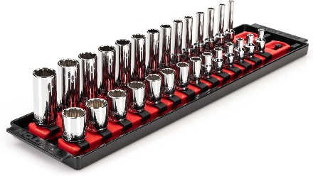 1/4-in Drive Metric Shallow/Deep Socket Set 28 -Pieces
