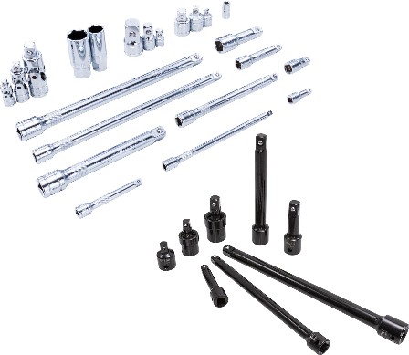 8-Piece Impact Drive Accessory Set With Drive tools Drive Accessory Set