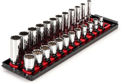 3/8-in Drive Metric Shallow/Deep Socket Set 24 -Pieces