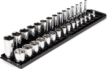 3/8-in Drive Standard (SAE) Shallow/Deep Socket Set 30 -Pieces