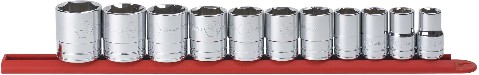 1/2-in Drive Standard (SAE) Shallow Socket Set 11 -Pieces