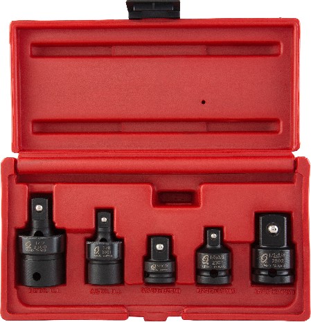 5 -Piece Standard (SAE) Set Drive Set 6-point Impact Socket Set