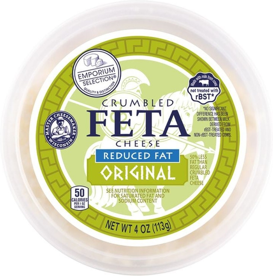 Reduced Fat Feta Cheese Crumbles
