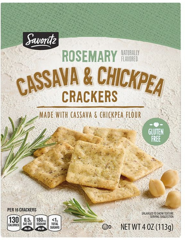 Rosemary Chickpea Cracker