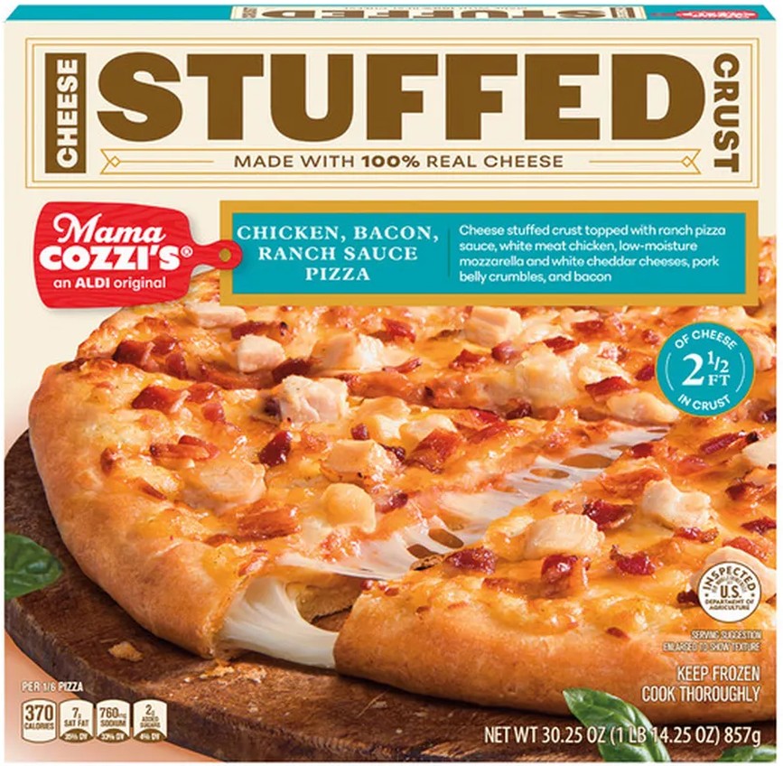 Stuffed Crust Chicken Bacon Ranch Pizza