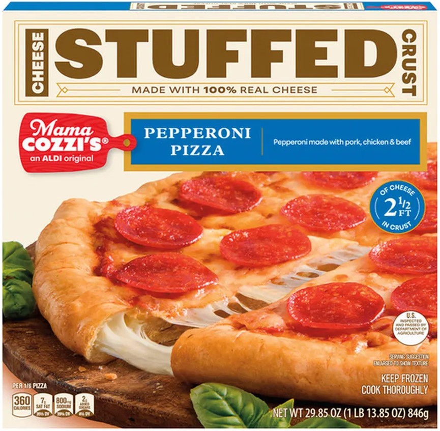 Pepperoni Cheese Stuffed Crust Pizza