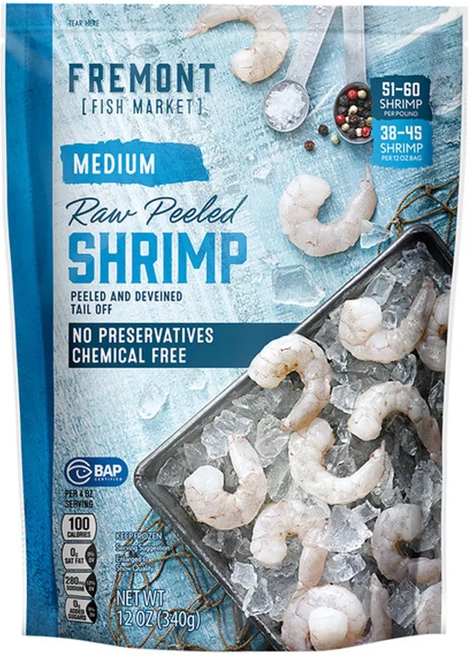 Medium Raw Peeled Shrimp