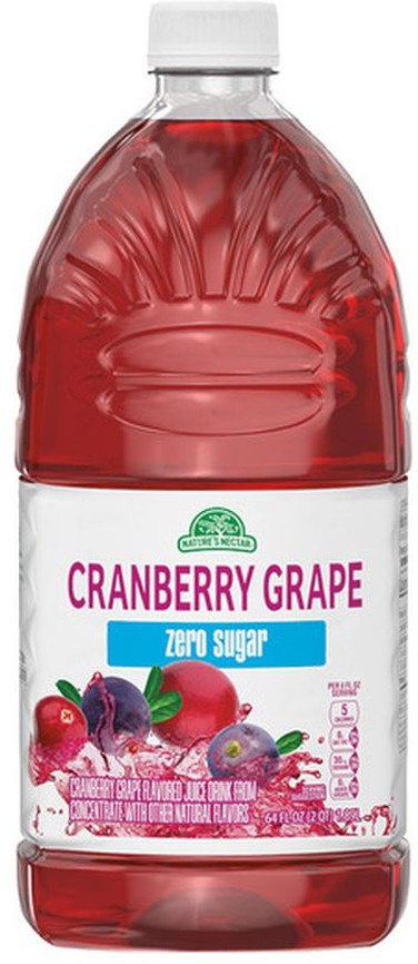ZERO Sugar Juice Cocktail CranGrape