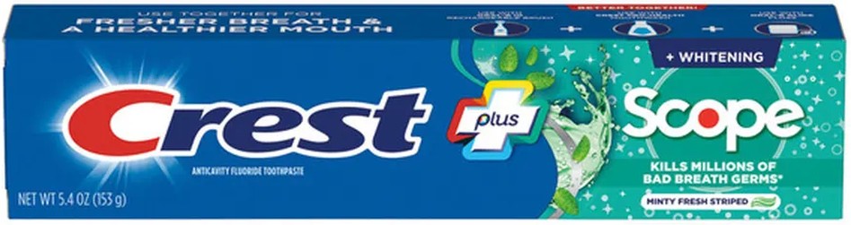 Whitening Plus Scope Toothpaste , Minty Fresh