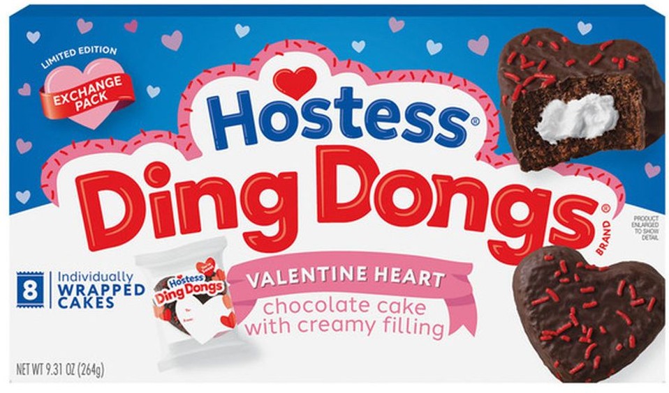 Heart Shaped DING DONGS