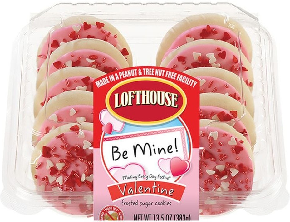 Sugar Cookies, Frosted, Valentine