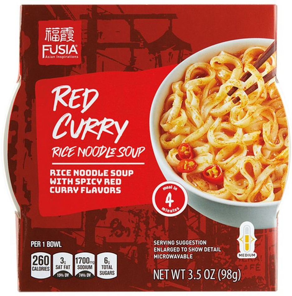 Red Curry Rice Noodle Bowl